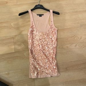 Armani exchange top sequine